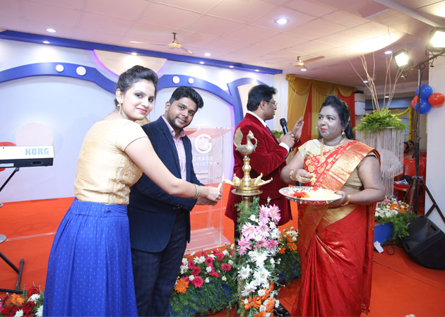 Grace Ministry Celebrates the grand opening of it's All-in-One office at Balmatta, Mangalore on July 13, 2018 in the presence of large Devotees and Well-wishers.